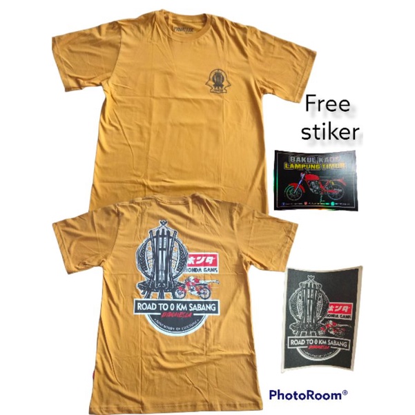 Kaos Honda Gank Road To 0Km Sabang by privater