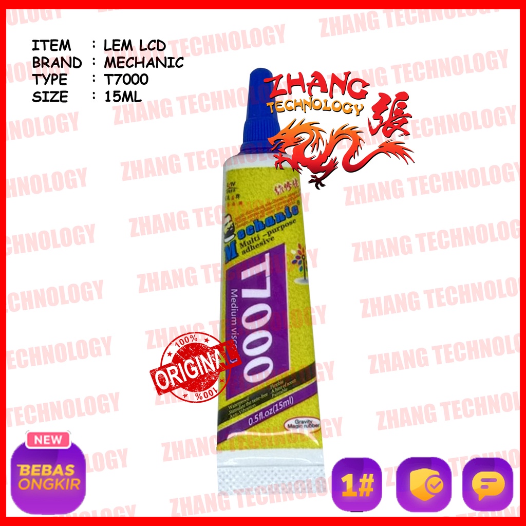 

[ ZHANG TECHNOLOGY ] LEM LCD LAYAR TOUCHSCREEN MECHANIC T7000 15ML T 7000 15 ML