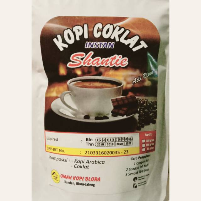 

[Shantie] Kopi Bubuk Kopi Coklat 200gram Khas Blora