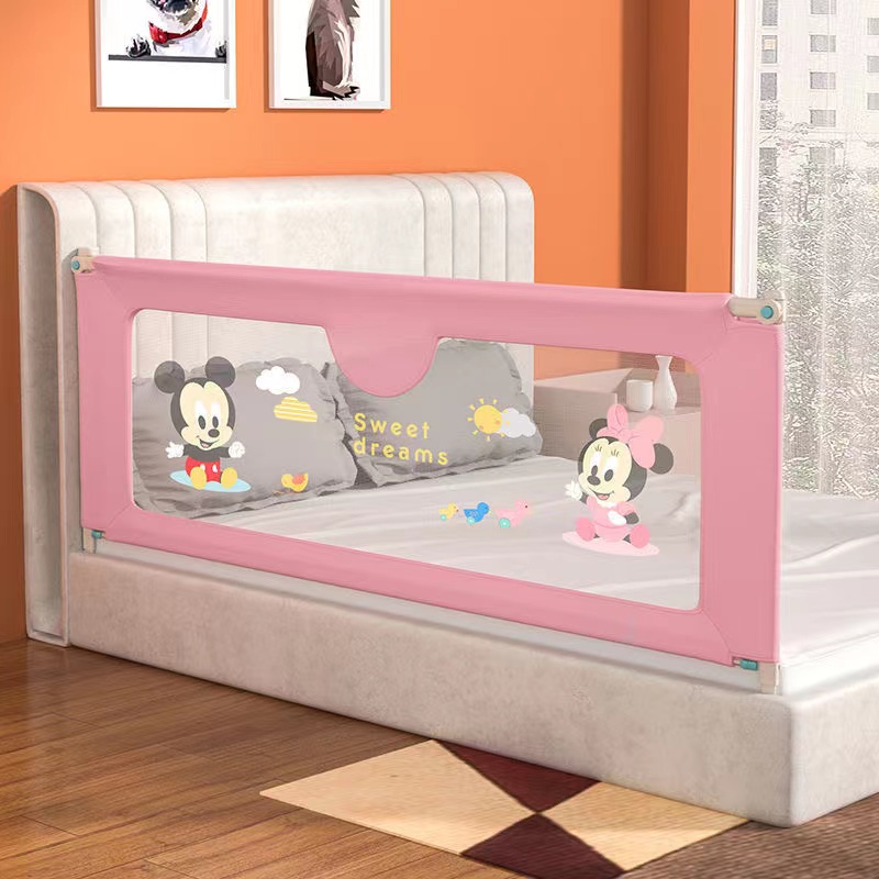 PAGAR BAYI PAGAR KASUR PENGAMAN BAYI ANAK PEMBATAS KASUR TEMPAT TIDUR RANJANG BAYI TEMPAT TIDUR RANJANG BAYI SAFETY BABY BED FENCE GUARD BEDRAIL MOTIF MOUSE