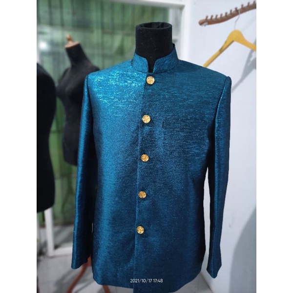 Jas sliim pria formal Jas pria woll Jas nikahan