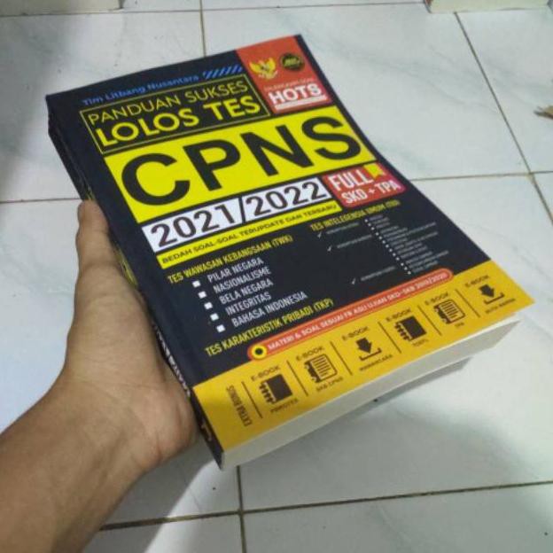 [KODE Z3868] BUKU TES CPNS | PANDUAN SUKSES LOLOS TES CPNS 2021 2022 HOTS FULL SKD + TPA