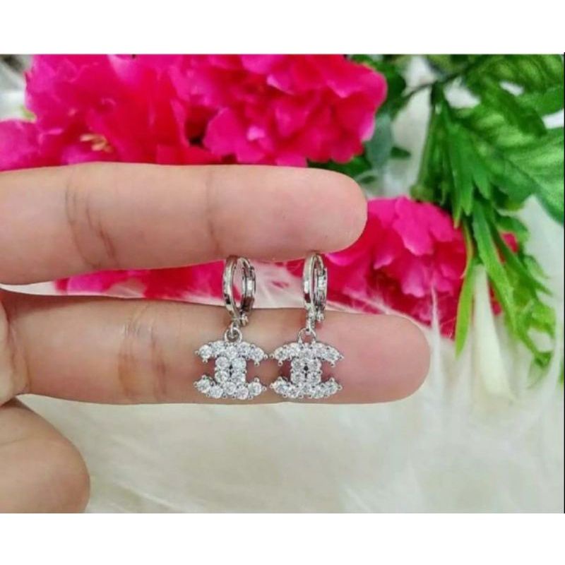 FerenHongXia Anting Xuping Gold Dan Silver Simple Elegant Channel