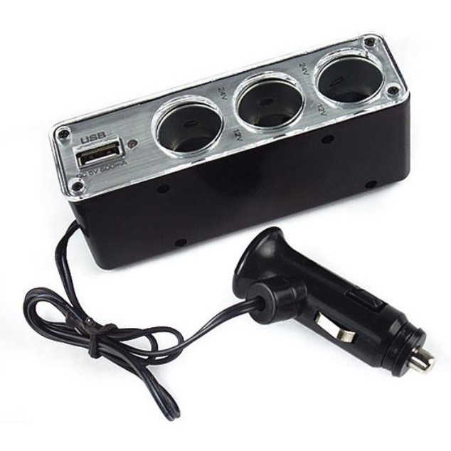 Charger Mobil USB 4-Port