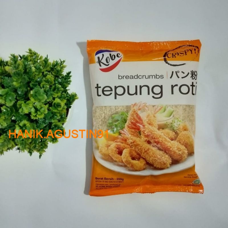 

KOBE TEPUNG ROTI BREADCRUMBS 200GR / Tepung Roti Kobe