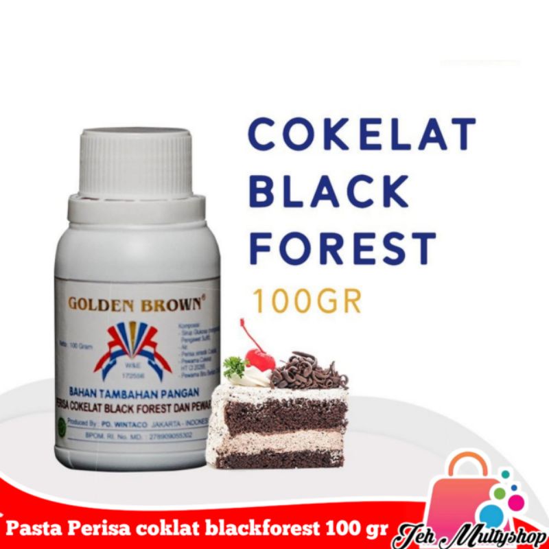 

Pasta Coklat black forest (Golden Brown) isi 100 gram