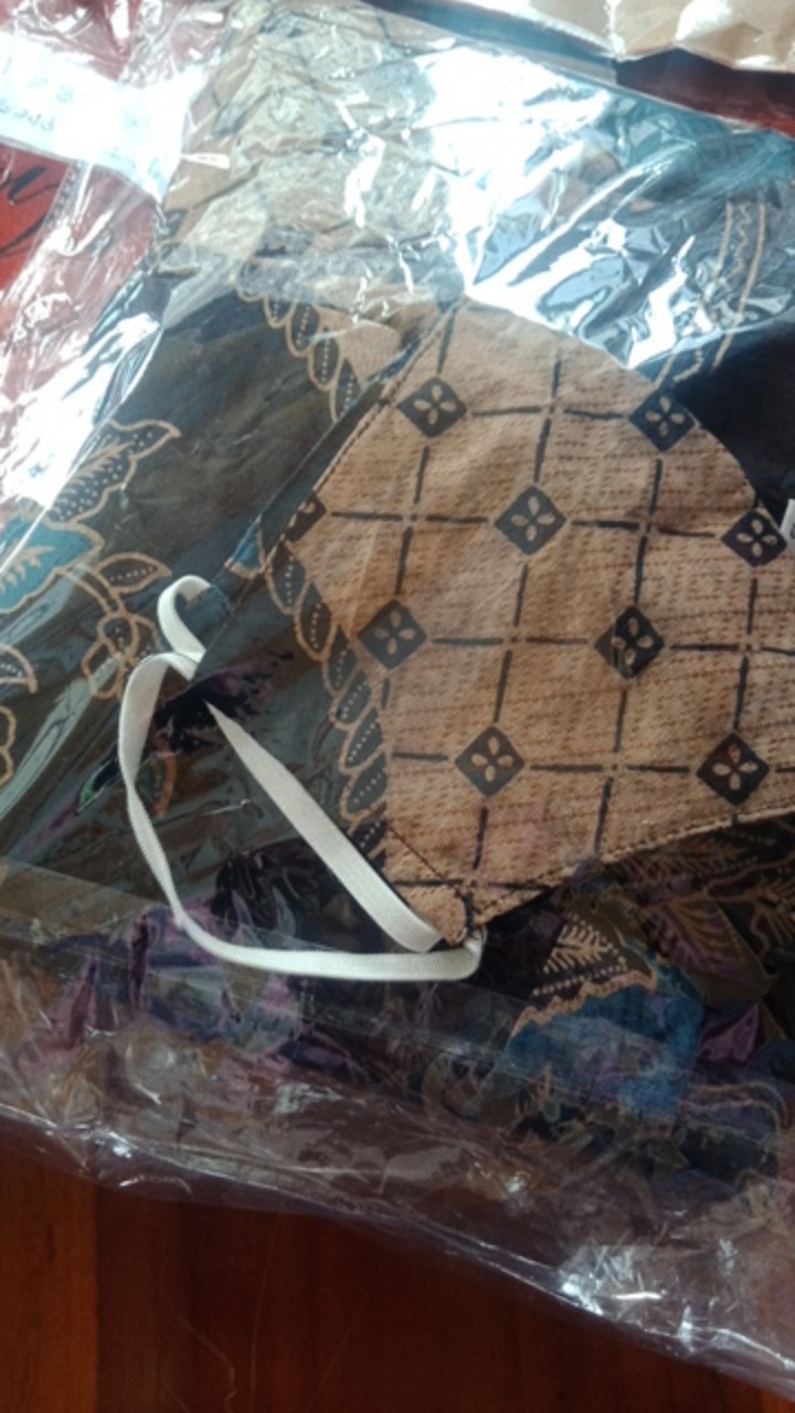 Kemeja Batik Pria Dobby Laseman Lengan Panjang  Premium Motif Pesik Kawung