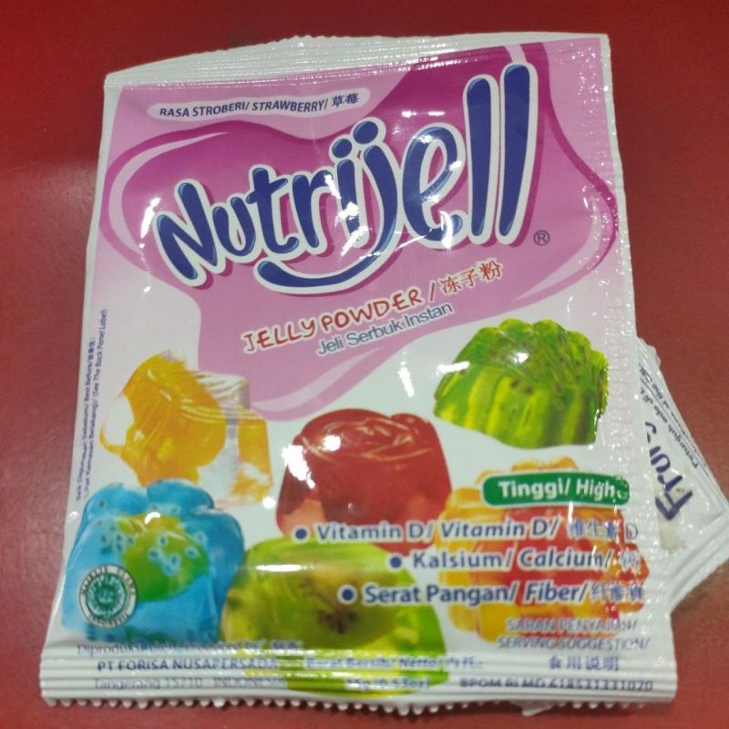 

Nutrijell Strawberry 15gr