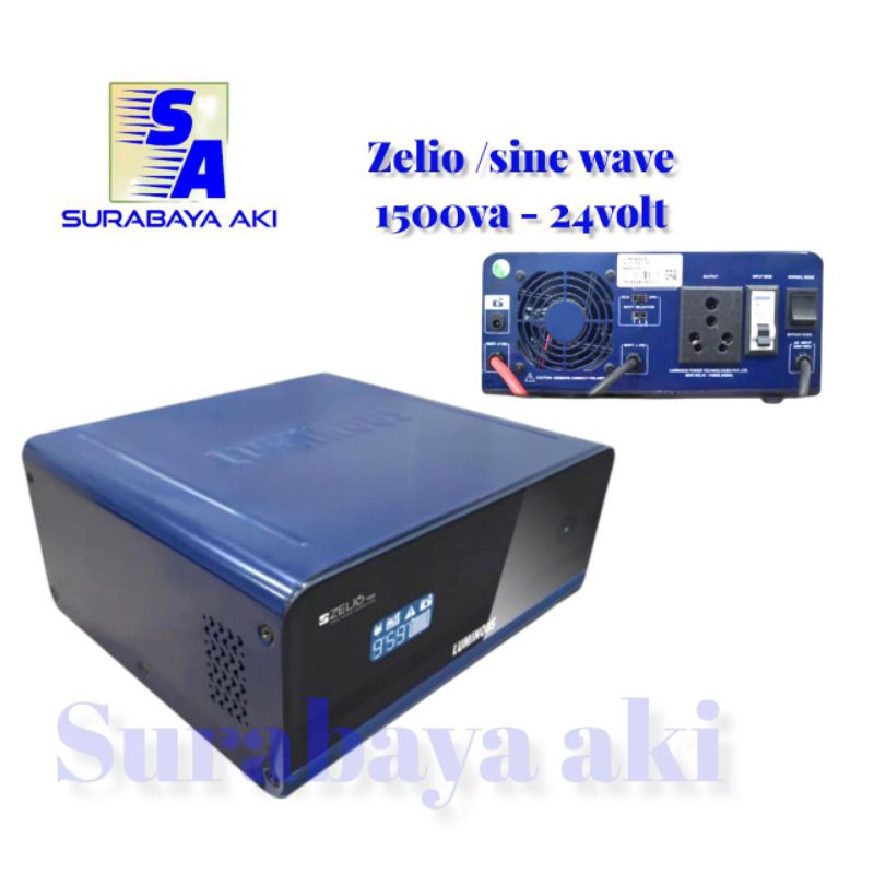 Inverter Luminous Zelio 1500va  24V Pure Sine Wave UPS 1500 VA 24 VOLT