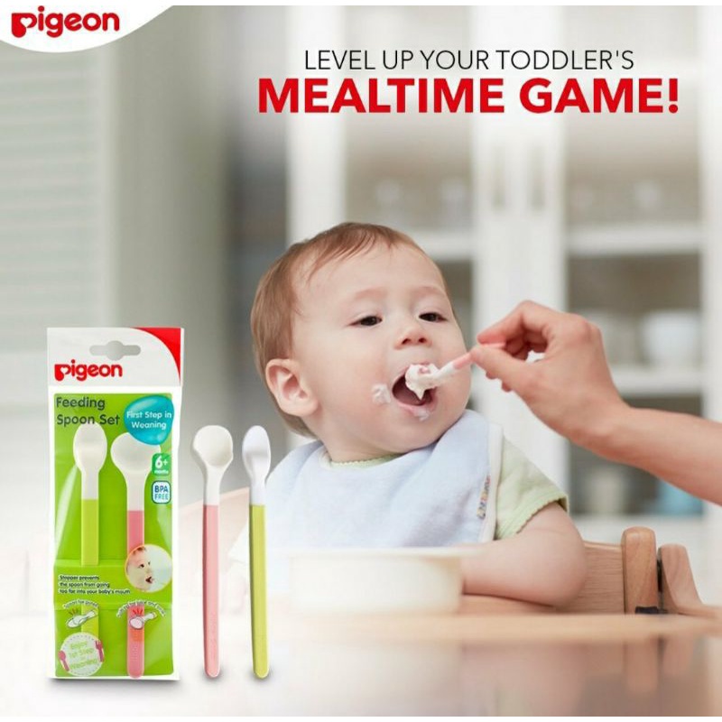 Pigeon Feeding Spoon Set / Sendok Makan Bayi