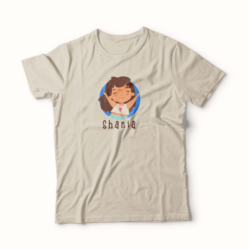 GRATIS SABLON NAMA  KAOS ANAK TEMA KARAKTER, AVATAR, ANIMASI, KARTUN, KAOS CUSTOM ANAK  0-12TH  ATASAN KATUN COMBED 30s By Ribbedkids