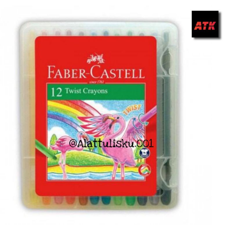 

crayon Fabercastell Twist Crayon / Krayon bisa diputar 12W