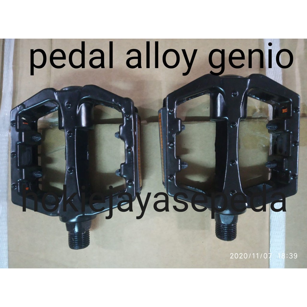 Jual GENIO Pedal Sepeda AS 9/16 Bahan allumunium untu   k sepeda gunung