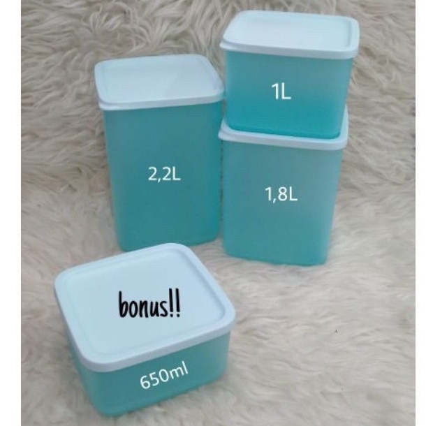 toples pop fiesta tuperware set  tosca muda (4pcs)