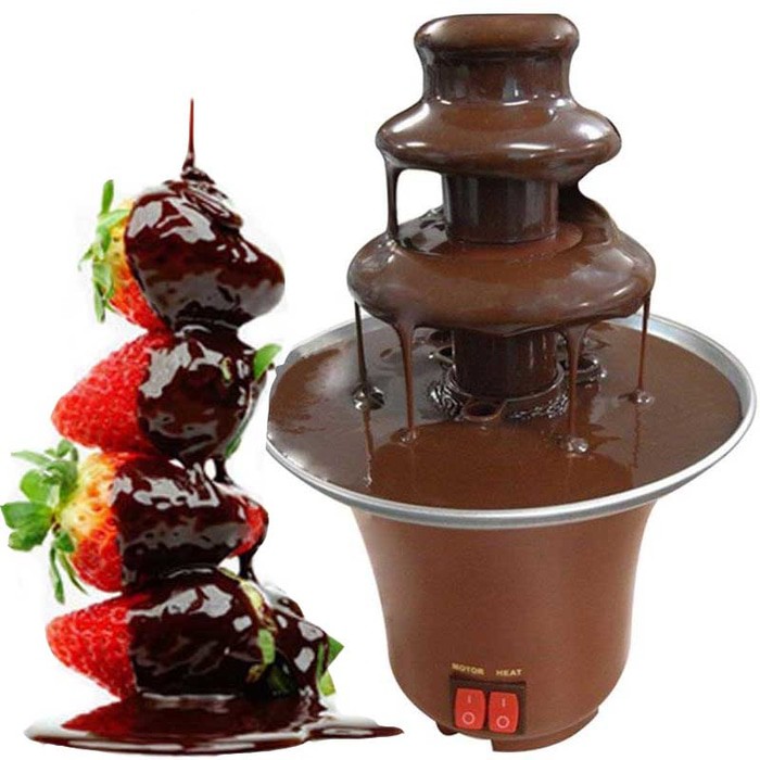 Chocolate Fondue Fountain Mesin  Mini  Coklat Mancur Coklat 