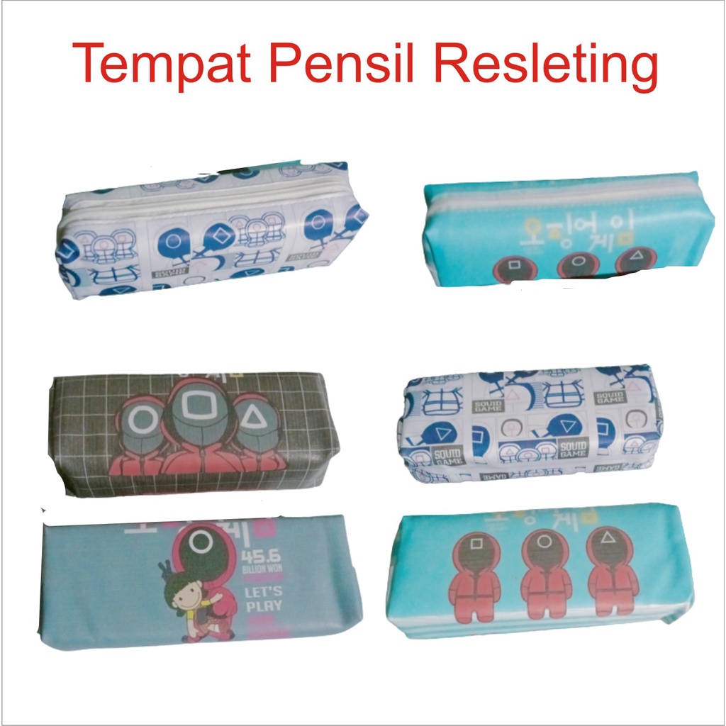 

Tempat pensil Resleting motif