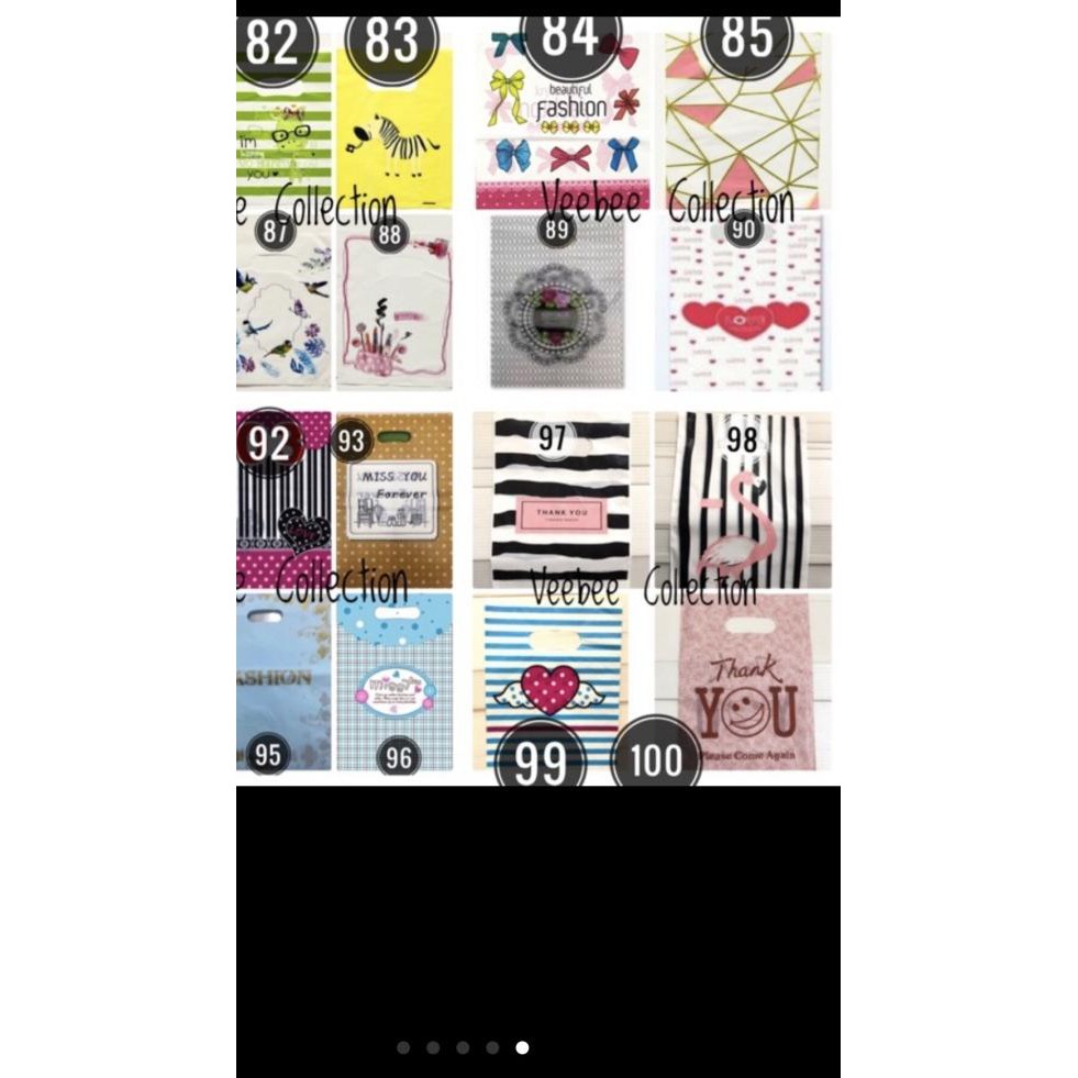 ❊ kresek 35x45/ kantong plastik olshop/ kantong kresek/ plastik motif ➢