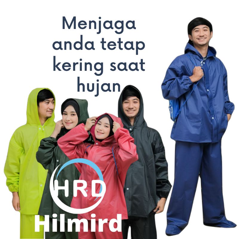 HRD Jas hujan terlaris set baju dan celana