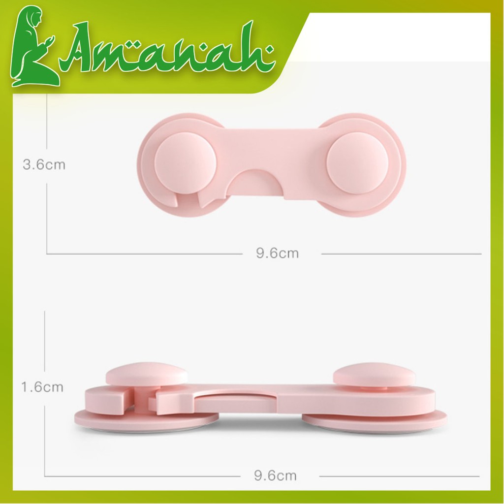 AS539 Penahan Pengaman Pintu Lemari / Pengunci Pintu Lemari / Baby Safety Lock Band