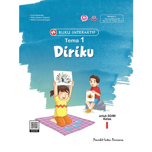 Buku Interaktif SD Kelas 1 Tema 1 Diriku - Intan Pariwara ORIGINAL