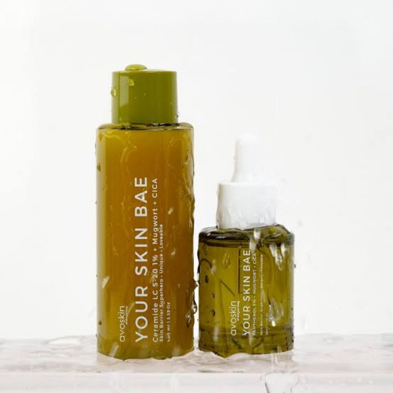 Avoskin YOUR SKIN BAE Panthenol 5% + Mugwort + Cica Serum / Avoskin YOUR SKIN BAE Ceramide LCS-20 1%