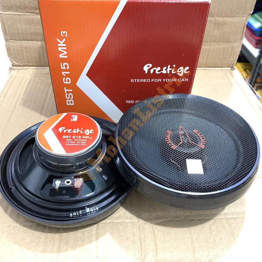 Speaker Mobil Speaker Pintu Mobil 6&quot; 6 Inch Prestige 50 Watt 2 Way Suara Jernih 1 Pasang