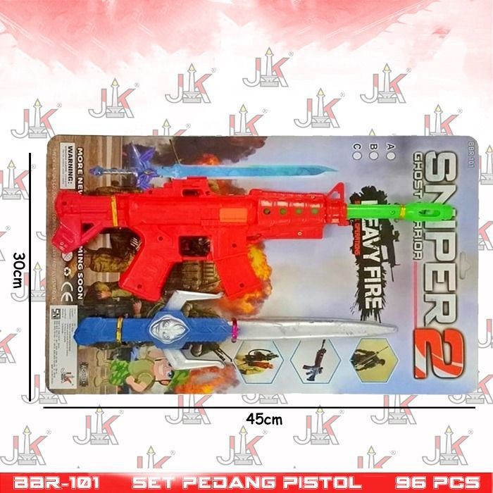 KIDZ STORY PROMO MAINAN  ANAK  SET PEDANG PISTOL  BBR 101 