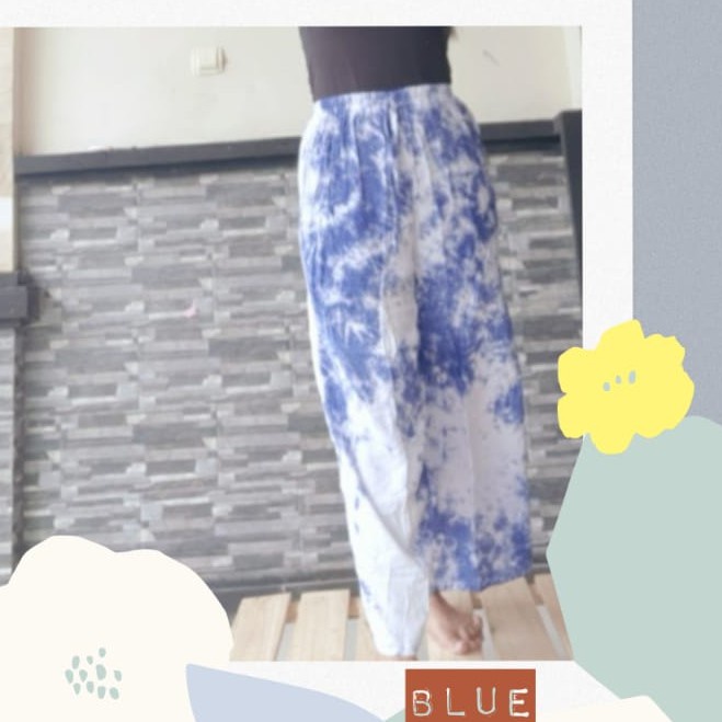 kulot tiedye rayon bali