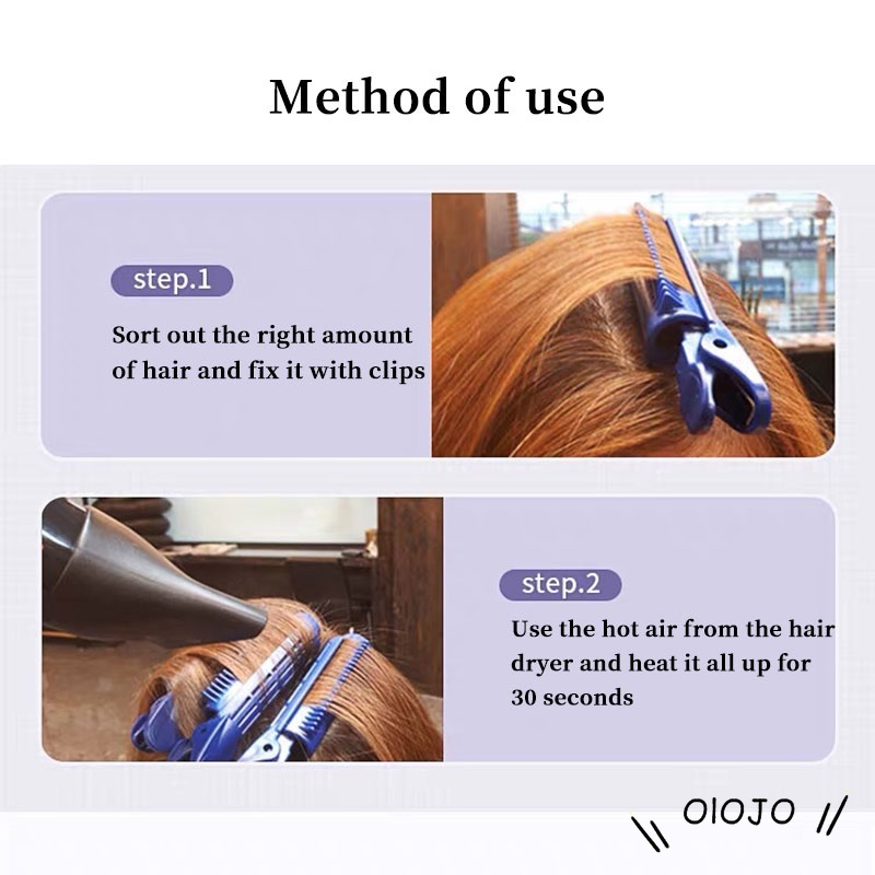 Roll Rambut Jepit Untuk Poni / Korean Rol Hair Heatless - ol