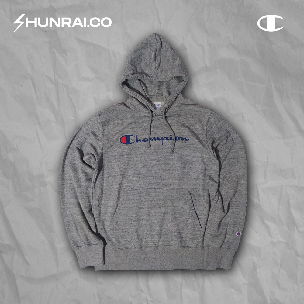 Champion Hoodie Pullover Misty Grey Japan Market Original C3-J117