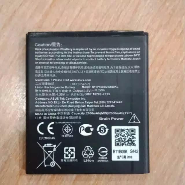 Batre batere baterai Asus Zenfone 3 GO 5.0 X00AD ZB500KL B11P1602