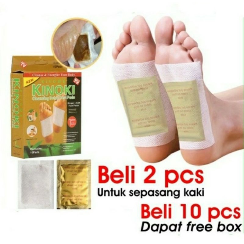 KINOKI GOLD COD detox root pads koyo kaki herbal penyerap racun  Medan