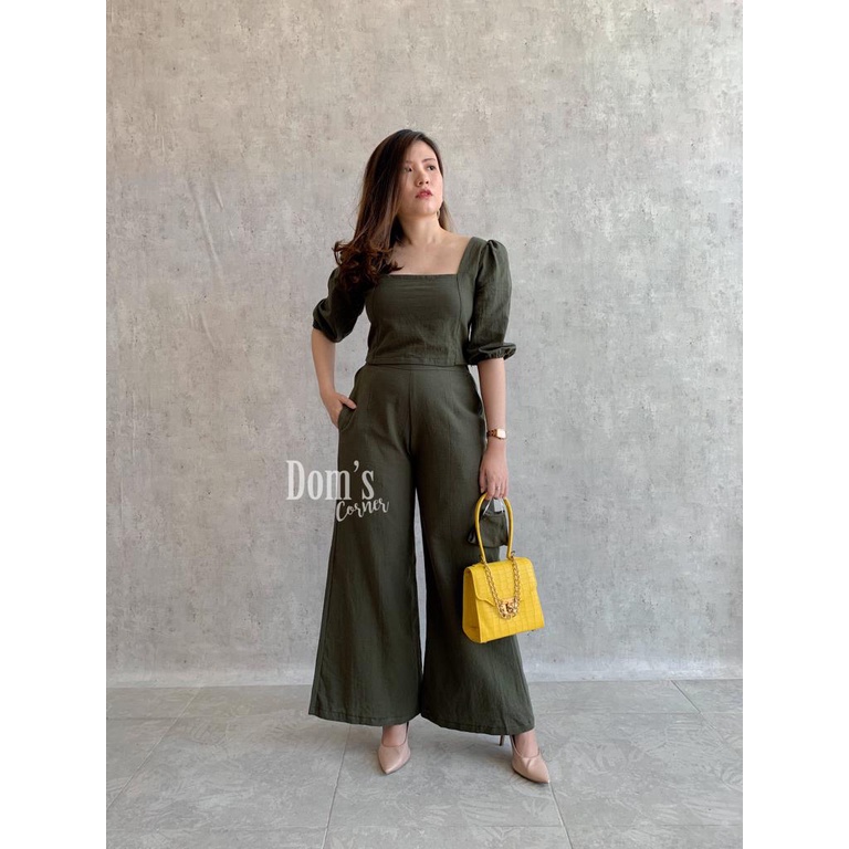 Domscorner - Kulot set Version - Ye jin set CELANA (PO PRE ORDER)-3