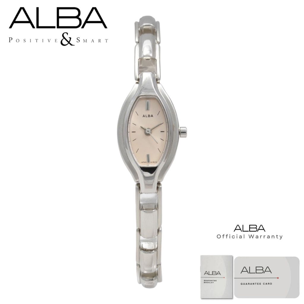 Alba Wanita AC3A95 Jam Tangan Wanita Alba AC3A95X Quartz Stainless Steel Strap