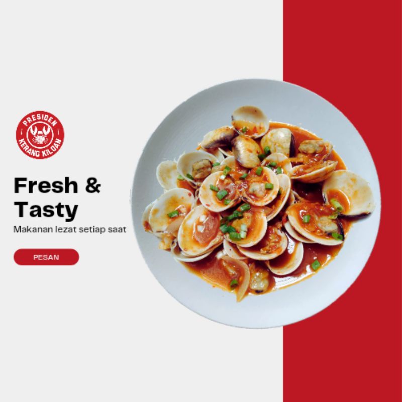 

Kerang Kepa 1 kg (Kerang Presiden)