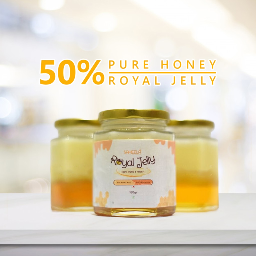 

Madu Royal Jelly Asli Saheela 180 gram