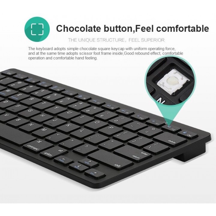 BK3001 - Universal Bluetooth 3.0 Wireless Keyboard - Battery Powered