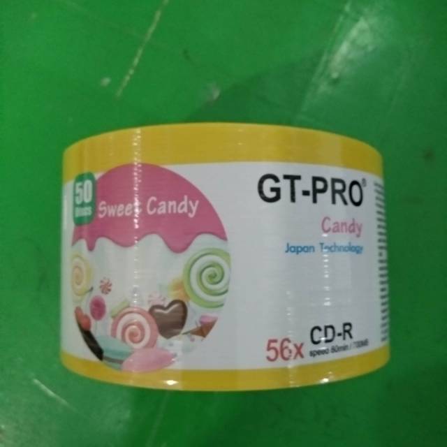 CD R CD kosong GT PRO CANDY harga Eceran per keping