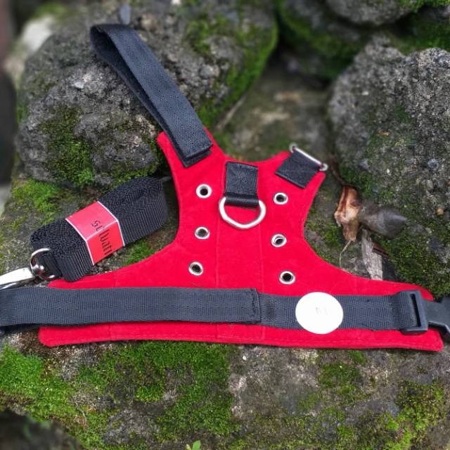 Rompi harness full red keren