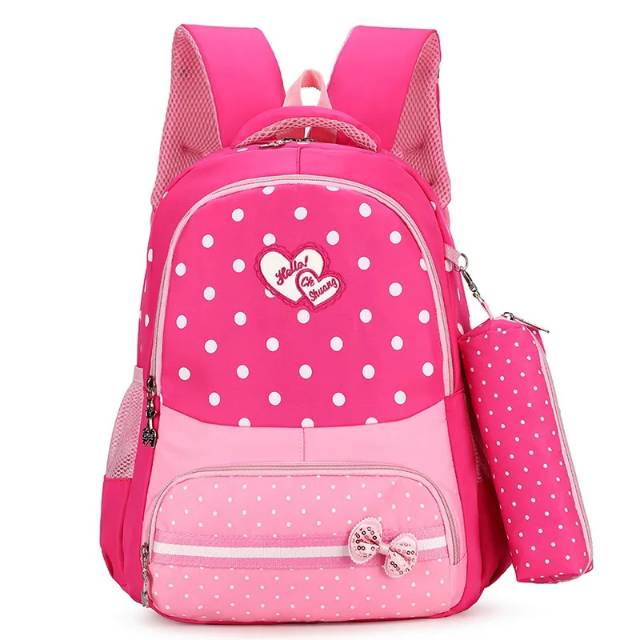 ARMELIA SHOP_Tas Anak Sekolah_Tas Backpack_Unicorn_Polkadot Love