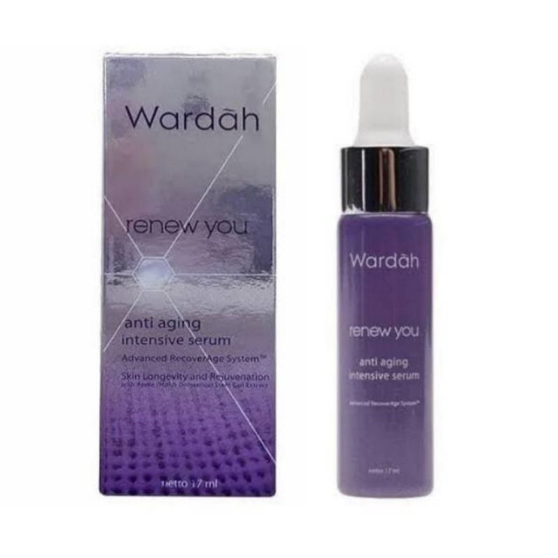 wardah renew you serum anti aging