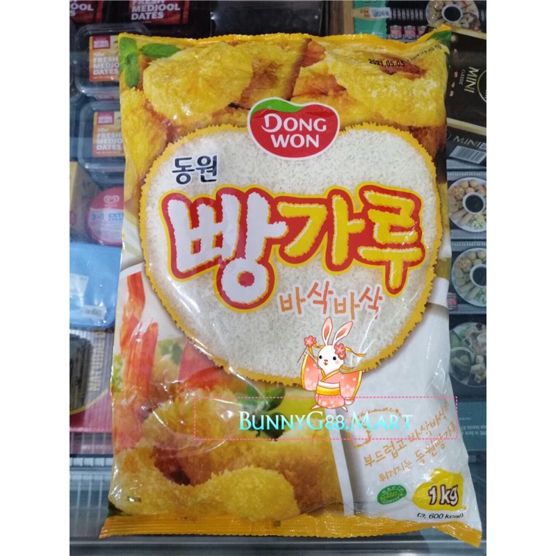 

TEPUNG ROTI DONG WON 1000gr/TEPUNG PANKO KOREA 1kg/TEPUNG PANKO PANIR TEMPURA IMPORT