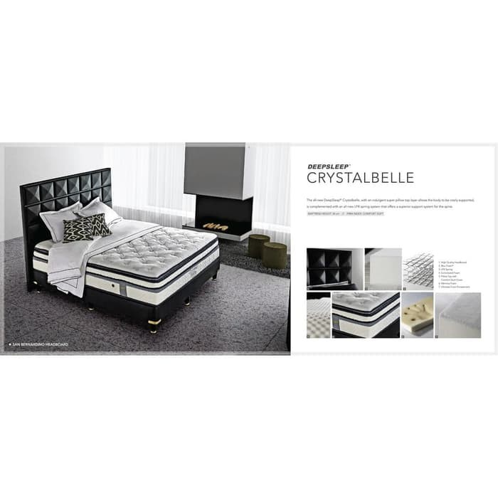 SpringBed Simmons Crystabelle | Kasur Simmons | Mattress Set