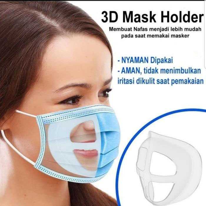 Penyangga Masker | Penahan Masker Tidak Menempel di Mulut | Hidung Silikon Silicone