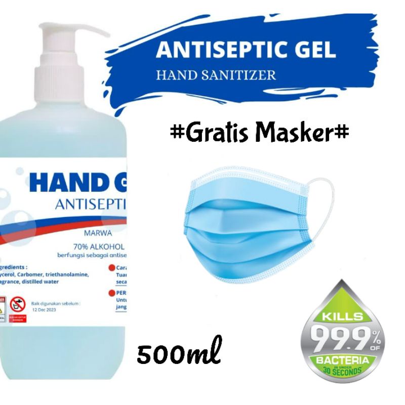 PROMO HAND SANITIZER GEL 500 ML BPOM
