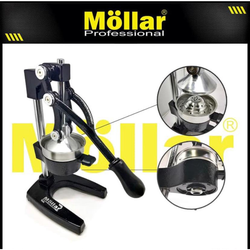 MOLLAR Hand Juicer Manual Press Peras Alat Peras Pemeras Jeruk Lemon Praktis Besi Berat