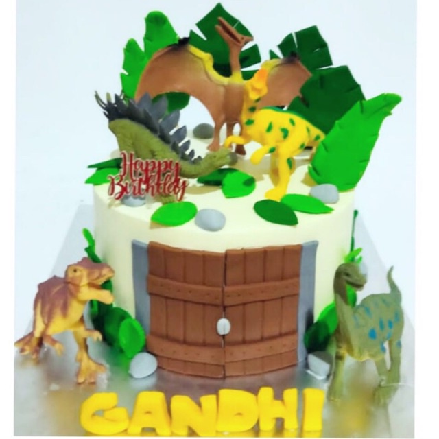 Cake Dinosaurus/kue ulang tahun dinosaurus/kue ultah dinosaurus/kue ulang tahun tema dinosaurus/kue 