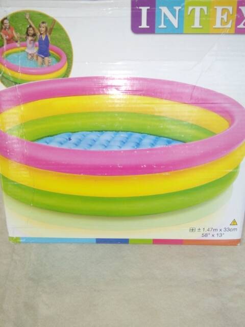 Kolam renang intex 57422 rainbow 147cm