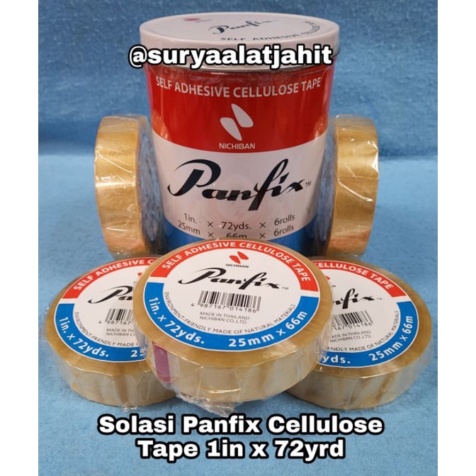 Solasi Panfix Tape 1in x 72yrd =rp.27.900/pcs