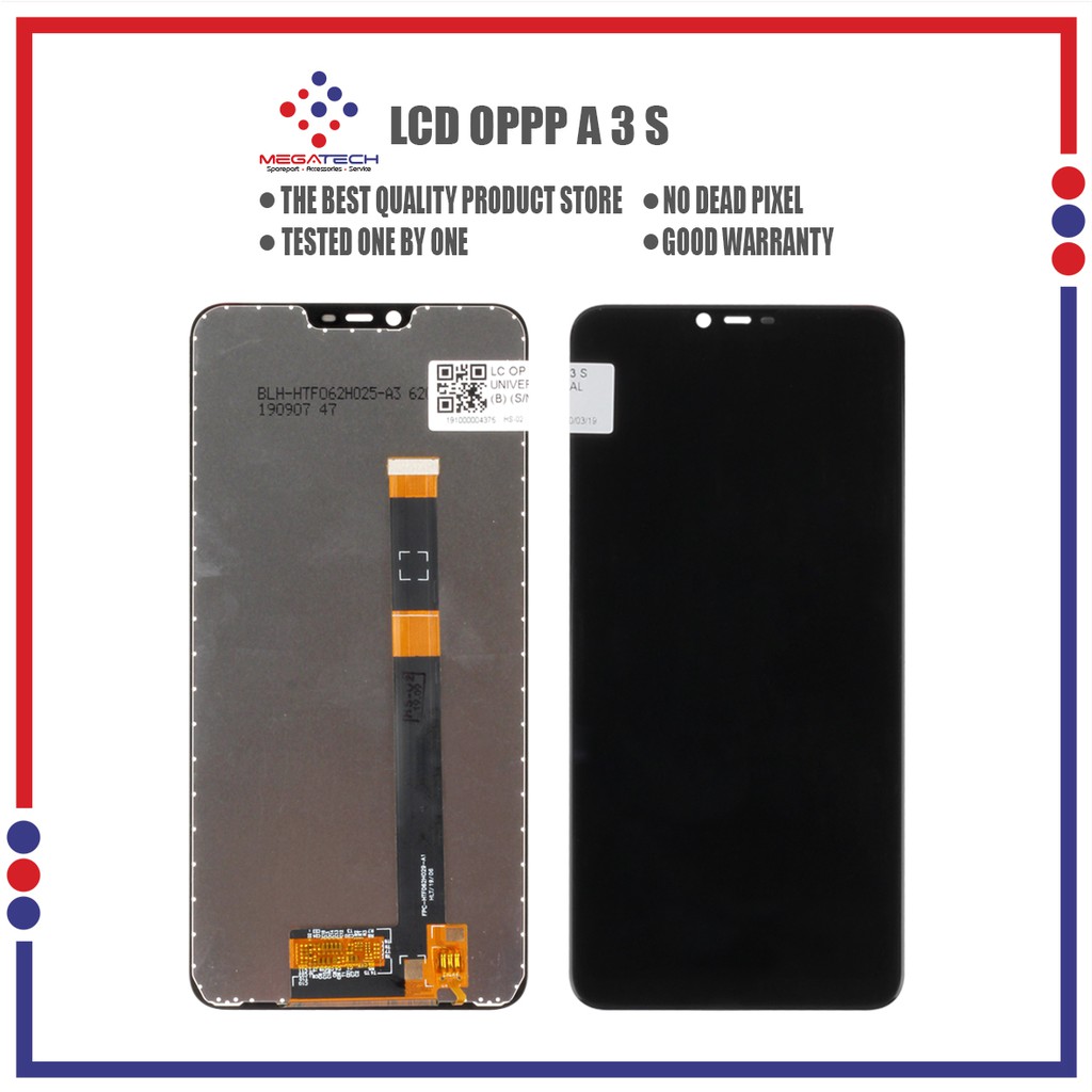 LCD Oppo A3s CPH-1803 / Realme 2 / Realme C1 Fullset Touchscreen